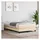 vidaXL Boxspringbett 120 x 200 cm Creme