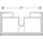 Geberit Waschtischunterschrank 1 Schublade 88 x 22 x 46,2 cm Greige Matt