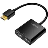Logilink HD0061 - HDMI-Splitter 1x2-Port, (4K/60 Hz), Downscaler