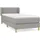 vidaXL Boxspringbett 100 x 200 cm Hellgrau