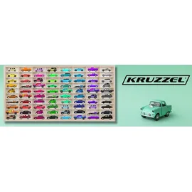 Kruzzel Sammlervitrine 78,5 x 40 x 4,5 cm Beige