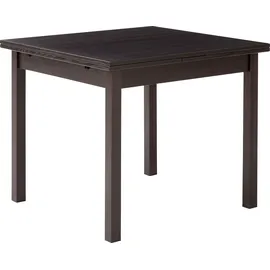 Hammel Furniture Esstisch HAMMEL FURNITURE "Basic Dinex, ausziehbar, mit Einlegeplatten - Furnier/Massivholz", grau (wenge), B:90cm H:76cm T:90cm, Tischplatte: Furnier gebeizt und lackiert;Gestell: Massivholz, Tische, Esstisch, Furnier / Massivholz, in zwei Breiten,