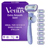 Gillette Venus Extra Smooth Swirl + 9 Ersatzklingen