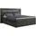 MKS Boxbett, GOLD-6 Led, 160/200 Dunkelgrau Velvet - H3,