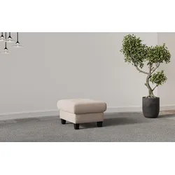 Polsterhocker PLACES OF STYLE "Varese", beige (creme), B:77cm H:49cm T:67cm, 100% Polyester, Hocker