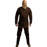 Funidelia Kostüm Vikings – Ragnar Lothbrok Kostüm, Lizenziertes Kostüm des Protagonisten der Wikinger-Serie braun XL