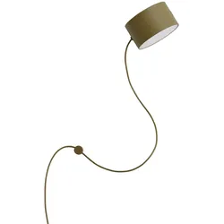 Muuto - Post LED-Wandleuchte, braungrün