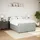 vidaXL Boxspringbett 140 x 200 cm Hellgrau