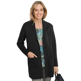 GOLDNER Kuschelweiche Strickjacke Schwarz 22