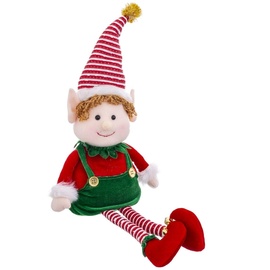 BigBuy Christmas Weihnachtsschmuck, Mehrfarbig, Schaumstoff, für Kinder, Elf, 40 cm