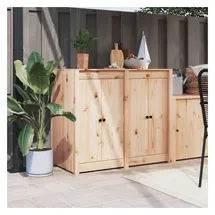 vidaXL Outdoor-Küchenschrank Massivholz Kiefer