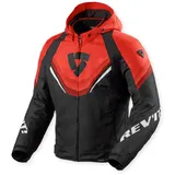 RevIt! Quantum 3 H2O Textiljacke Schwarz-Rot M