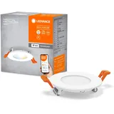 LEDVANCE Smart+ WiFi LED-Einbauleuchte Downlight SLIM TW Weiß Ø 8,5 cm