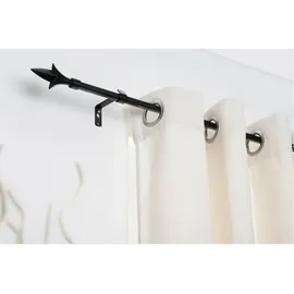 Lichtblick Gardinenstange Lilie 1-läufig Ø 16 mm 2 xm schwarz40