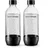 Sodastream Tritan-Flasche 2 x 1 l schwarz