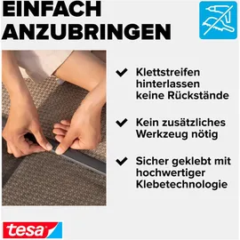Tesa Insect Stop Lamellenvorhang XL 120 x 250 cm Anthrazit