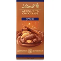 Lindt Weihnachts-Chocolade Mandel 100g