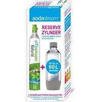 SodaStream PET-Flasche 1 l schwarz + Zylinder