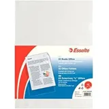 Esselte Buste a L Copy Safe Office A4 PPL trasp. antiriflesso 258120 (conf.25)
