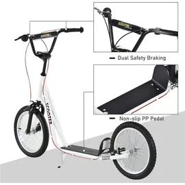 Homcom Kinderscooter weiß