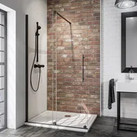 Schulte Alexa Style 2.0 Walk-In 120 x 200 cm Rollen unten Black Style D367351206850026