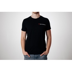 SW-Motech T-Shirt - Core Lijn. Zwart. Mannen. Maat L. Voorman