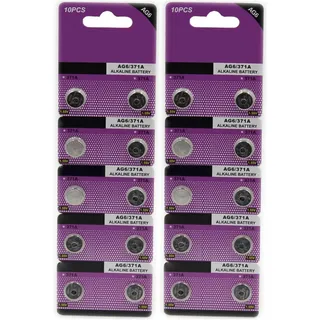 RPFROP 20 Stücke/10 Stücke AG6 SR920SW AG6/920/371 Uhr Batterie 1 5 V Alkaline Knopfzellen Für Kleine Geräte Elektronik