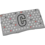 derbystar Bundesliga Kapitänsbinde v22 Armbinden, grau schwarz rot Senior