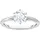 Thomas Sabo Ring mit weißem Stein im Brillantschliff Recyceltes 925 Sterling Silber Zirkonia, Größe 54, TR2474-051-14-54