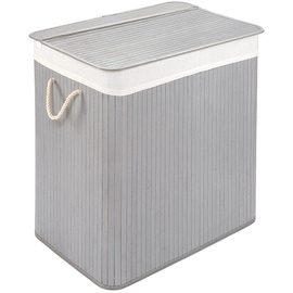 Pana PANA®ECO Bambus Wäschekorb mit Deckel • Wäschebox Holz mit herausnehmbaren Wäschesack • Faltbarer Wäschesammler waschbar • Badezimmer Wäschetruhe • 100% Bambus • versch. Farben und Größen