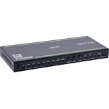 InLine HDMI Switch 4-fach, 48Gb/s, 8K@60Hz, mit Audioauskopplung, HDMI 2.1, eARC, 4K@120Hz, SPDIF, Klinke, IR Fernbedienung, CEC, EDID, 57885A