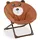 Relaxdays Kinderstuhl Moonchair Bär 50 x 47 x 48 cm braun