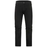 Rokker Hunter Jeans schwarz, - W32/L34