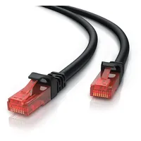 CSL Cat 6 Gigabit Ethernet LAN Kabel - mehrfach geschirmt - UTP Gigabit - 1000 Mbit/s - Patchkabel - Netzwerkkabel - 5m