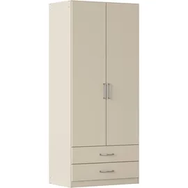 Rauch Drehtürenschrank GAMMA 91 x 210 x 54 cm Beige