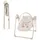 Kinderkraft elektrische Babywippe SWINGEE – 5 Schaukelstufen – Timer – Musik – verstellbar & faltbar – nur 3,7 kg – Beige - Beige
