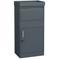Westmann Paketbox Piet Anthrazit inkl. Zeitungsfach