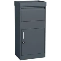 Westmann Paketbox Piet Anthrazit inkl. Zeitungsfach