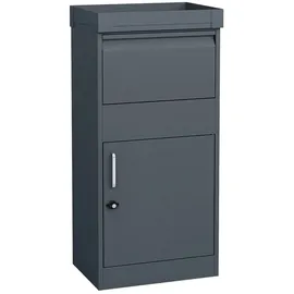 Westmann Paketbox Piet Anthrazit inkl. Zeitungsfach
