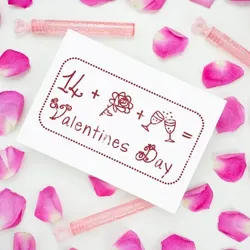 Liebe Holzstempel - Valentines Day (60x30 mm)