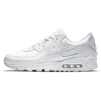 Nike Herren Air Max 90 Leather Sneaker Weiß 45 - 45 EU
