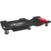 VIGOR Rollbrett Kunststoff 1010 mm x 475 mm x 130 mm schwarz