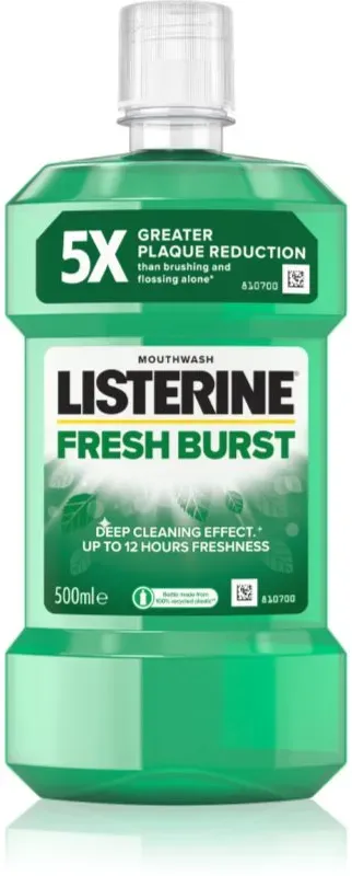 Listerine Fresh Burst Mundwasser gegen Plaque 500 ml