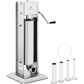 Royal Catering Wurstfüller vertikal Wurstfüllmaschine Wurstspritze Wurstpresse Edelstahl 7 L