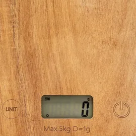 5five simply smart küchenwaage harmony aus akazienholz