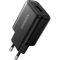 Ugreen Quick Charge 3.0 USB Handy Ladegerät (18 W, Quick Charge 3.0), USB Ladegerät, Schwarz