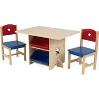 KidKraft Kindersitzgruppe 3-tlg. Sternchen rot/blau