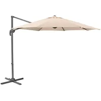 Svita Ampelschirm Sonnenschirm Alu dreh schwenk Schirm Garten Terrasse