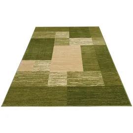 My Home Teppich »Melvin«, rechteckig, schön weich, flacher Teppich Karo-Muster, grün