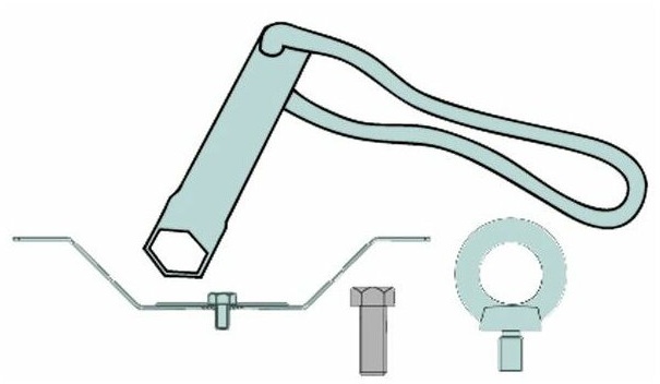 CEEX Ringschraube A2 Zubeh.Ex-Leuchten